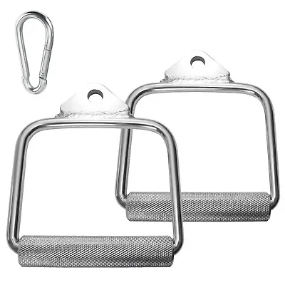 A2ZCARE Cable Handle Attachments Machine Workout - D Handle (Set Of 2) • $27.99