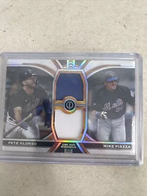 2023 Topps Tribute Dual Relics 2 Image Pete Alonso Mike Piazza /199 • $6