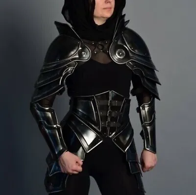 Medieval Princess Elf Fantasy Costume Larp Elven Steel Armor Lady Female Costume • $204.20