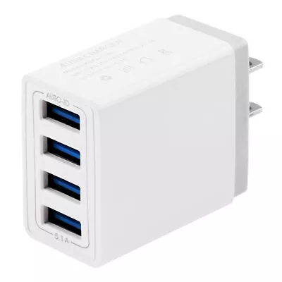 4-Port USB Wall Charger Station Travel AC Power Adapter For Universal Cell Phone • $7.19