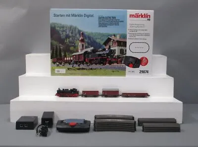 Marklin 29074 HO Gauge German Railroad Era III  Steam Freight Starter Train Set • $476.23