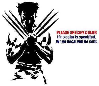 Wolverine X-Men Funny Vinyl Decal Car Sticker Window Bumper Laptop Tablet 7  • $10.99