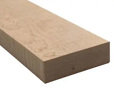 Curly Maple Electric/Acoustic Guitar Neck Blank Luthier Tonewood 36 X4-1/2 X1  • $69.78