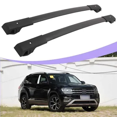 For Volkswagen VW Atlas 2018-2023 Black Cross Bar Baggage Roof Rack Rail Carrier • $65