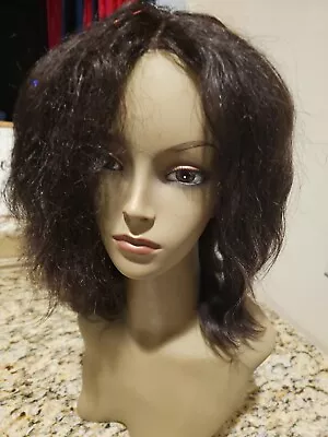 Motown Tress Black Lace Front Classic Cap Human Hair Wig • $19.99