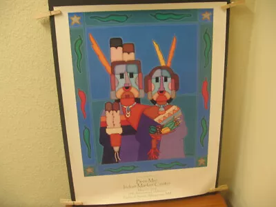 Vtg.  1999 Bien Mur Indian Market Poster Pueblo Of Sandia NM  24th Anniversary • $15