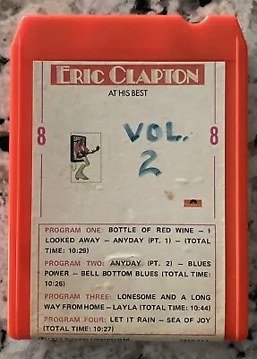 Eric Clapton - Clapton At His Best (Vol 2) 8 Track Tape - Rebuilt Play Tested • $5.99
