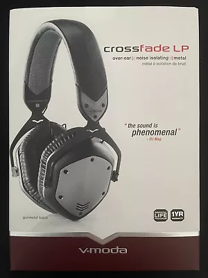 V-MODA Crossfade LP Headband Headphones - Black • $75