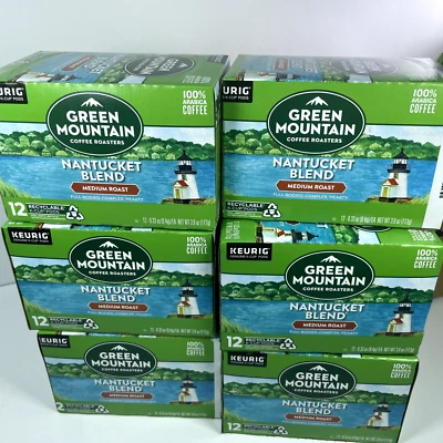 $49.95 • Buy Green Mountain Nantucket Blend Medium Roast Coffee K-Cups Keurig 72 Ct BB 06/24