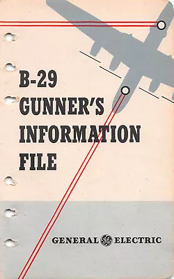 B-29 Superfortress Gunner's Information File World War II Book Flight Manual -CD • $26.99