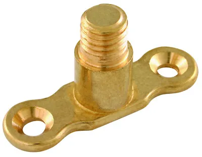 10mm M10 Brass Rectangular Male Munsen Ring Backplate - Pack Of 5 • £4.69