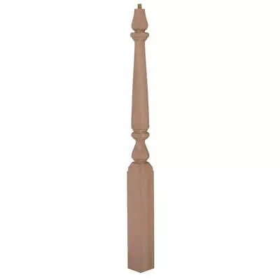 EVERMARK Newel Post 48 X3.5  Solid Core Wood W/ Handrail Fittings Unfinished • $106.88