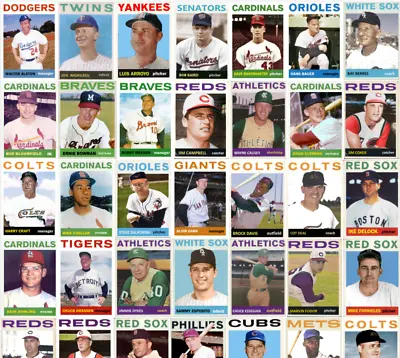 LJACards 1964 Style Baseball Trading Cards ACEO • $5.99