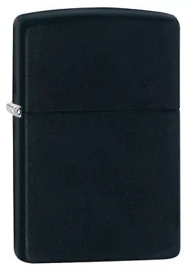 Zippo Classic Black Matte Windproof Pocket Lighter 218 • $24.95