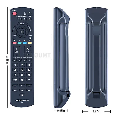 New N2QAYB000706 Remote Control For Panasonic Viera TV TC-P42X5 TC-50PU54 • $14.96