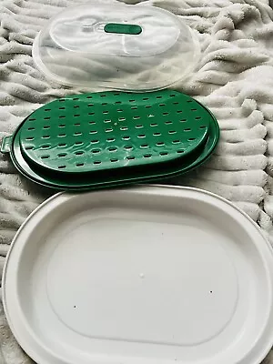 Good Cook | BPA-Free Plastic Microwave Vegetable And Fish Steamer | Green • $15