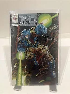 X-O Manowar #0 (Valiant Comics August 1993) Multiple Signatures • $67.50