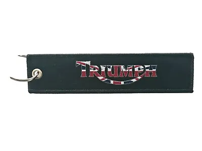 Triumph Motorcycle Keyring Keychain Motorbike Luggage Tag • $5.59