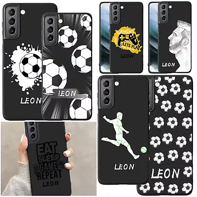 Football Cover Personalised Phone Case For Samsung Galaxy S23 Ultra S22 S21 S10e • £5.15