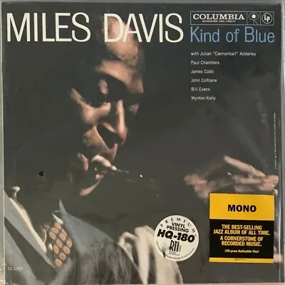Miles Davis - Kind Of Blue LP - US MONO - 180 Gram Vinyl Album - NEW JAZZ RECORD • $29.99