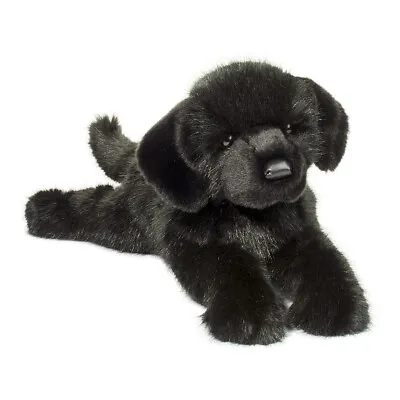 JAKE The Plush BLACK LAB Dog Stuffed Animal - By Douglas Cuddle Toys - #2449 • $39.95
