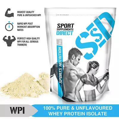 3kg Unflavoured Whey Protein Isolate - 100% Wpi - Pure And Natural 3 X 1kg • $117.60
