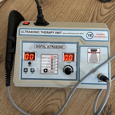 Portable 1Mhz Latest Ultrasound Ultrasonic Therapy Machine For Pain Relief Unit • £80