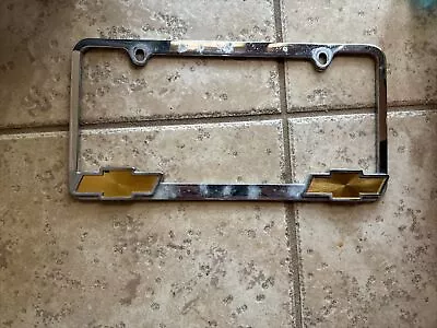 Vintage OEM Chevrolet - Duel Bow Tie  License Plate Frame • $60