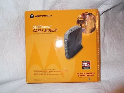 Motorola SURFboard SB5120 (505788-006-00) 38.91 Mbps New Open Box • $14.99