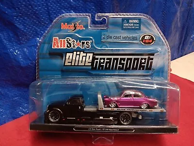 Maisto All Stars Elite Transport CS Tow Truck/67 VW Notchback Factory Sealed  • $30