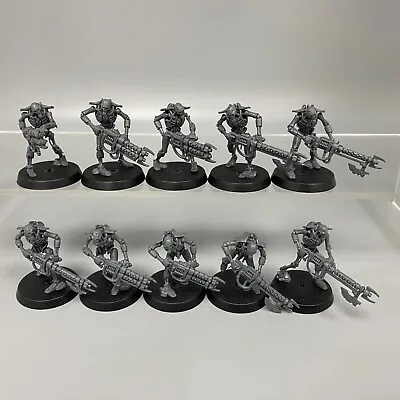 X 10 Necron Warriors Warhammer 40000 Games Workshop Unit Troops Gauss Weapons • £19.95