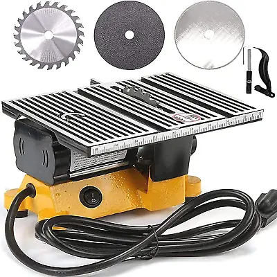 4  Mini Electric Table Saw Bench Top 60W Hobby Craft DIY Power Tool Circular • $107.99