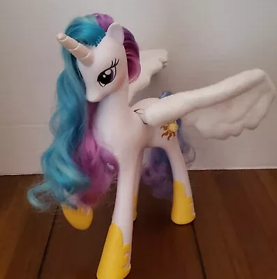 My Little Pony Princess Celestia 9  Talking W/ Light Up Wings Working 2011 • $10