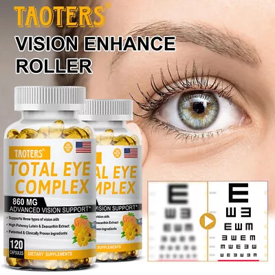 Lutein Capsules And Zeaxanthin (Marigold Extract) For Strongest Eye Health • £8.99