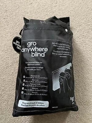 Gro Anywhere Blackout Blind Black Portable / Travel Curtain 130cm X 200cm • £10