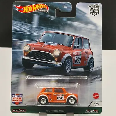 Hot Wheels BRITISH HORSEPOWER 1966 Morris MIni Cooper (Orange) • $12.99