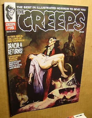 Creeps 16 *nm/mt 9.8* Sanjulian Art Warren Creepy Eerie Vampirella Dracula • $9