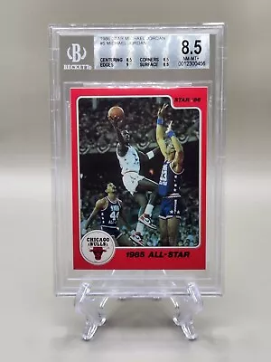 1986 Star Michael Jordan #5 1985 All-Star BGS 8.5 NM/MT+ • $750