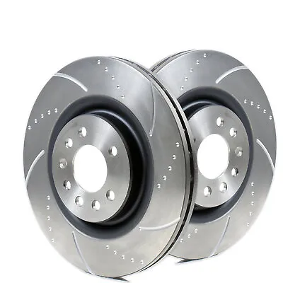 Ford Focus MK1 ST170 Front Dimpled And Grooved Brake Discs • $150.35