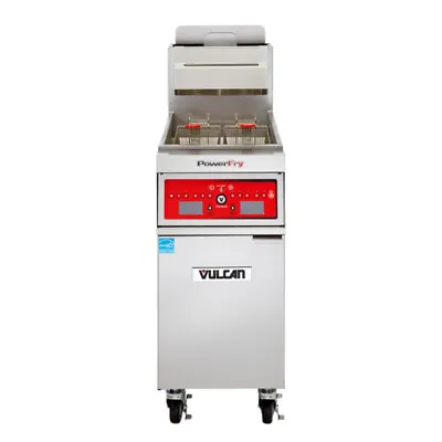 Vulcan 1VK65AF PowerFry5 High Efficiency 65 Lb Gas Fryer W/ Filtration • $20694.33