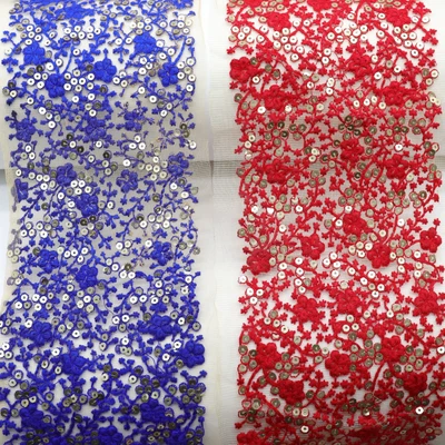 £17.99 • Buy Sequin Thread Embroider Trimming Ribbon Haberdashery NetFabric Sewing Craft Lace