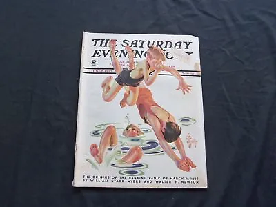 1935 June 8 The Saturday Evening Post Magazine- J.c. Leyendecker Cover - Sp 1613 • $45