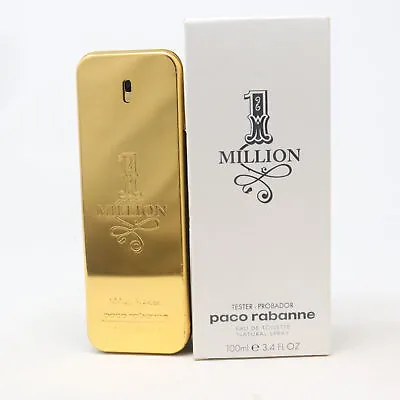 1 Million By Paco Rabanne Eau De Toilette 3.4oz/100ml Spray Tester With Box • $84.99