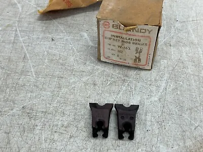 Burndy W-162 Type W Crimping Die Set #4 AWG Aluminum Lug For MD6 MD7 Tool • $49.99