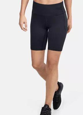 Under Armour Women's UA Meridian Bike Shorts 1355914-001 Large NWT $60 • $25.42