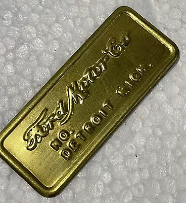 Model T Ford Brass Radiator Patent Plate Tag 1909-1916 • $149.95