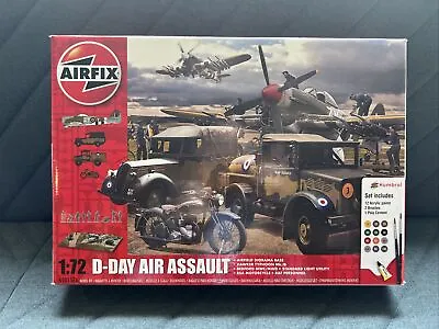 Airfix D-Day Air Assault Diorama Model Kit Gift Set Scale 1:72 A50157A • £39.03
