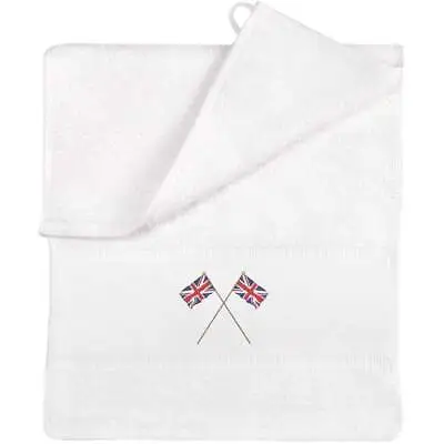 'Waving Union Jack Flags' Flannel / Guest Towel (TL00049816) • £8.99