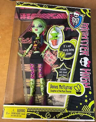 Monster High Doll (venus Mcflytrap) Daughter Of The Plant Monster (2011 Edition) • $159.99