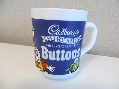£6 • Buy *Rare* BASH STREET KIDS CADBURY'S DAIRY MILK CHOCOLATE BUTTONS ARCOPAL GLASS MUG